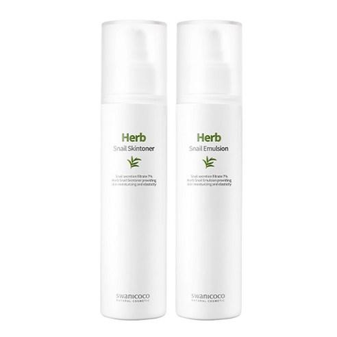 swanicoco Herb Snail Basic Set Skin Toner + Emulsion 1 swanicoco Herb Snail Basic Set Skin Toner + Emulsion