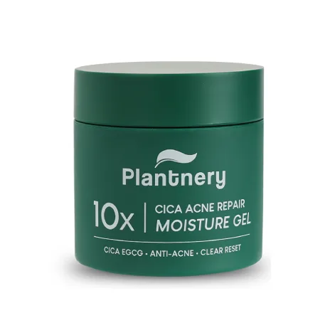 Plantnery Cica Acne Repair Moisture Gel 60g - Hidratante Calmante e Reparador para Pele Acneica