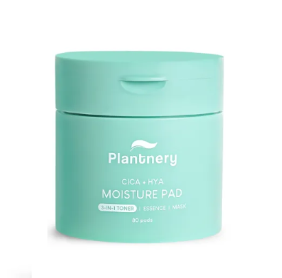 Plantnery Cica+Hya Moisture Pad: Discos de Algodão Hidratantes e Calmantes 1 Plantnery Cica+Hya Moisture Pad