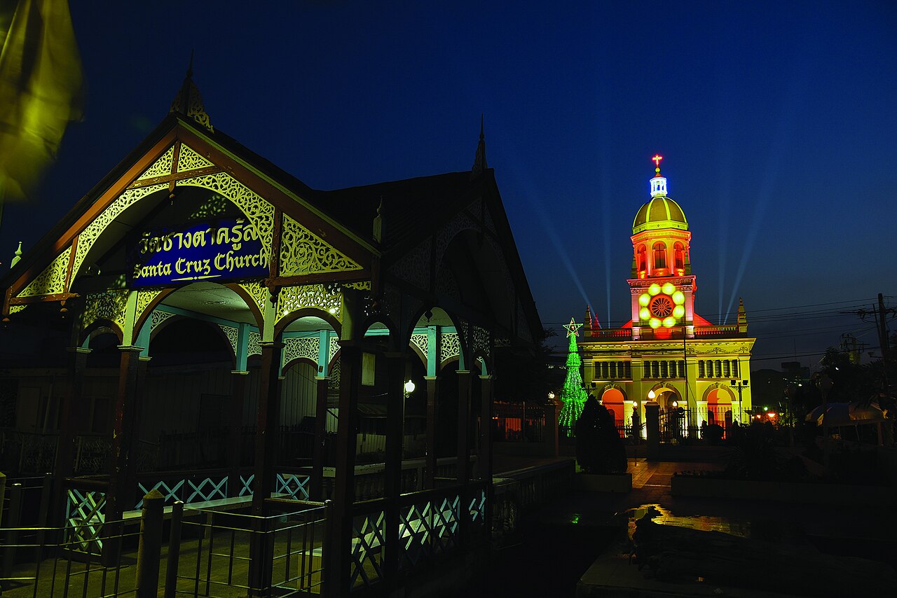 Igreja de Santa Cruz, Kudi Chin — Banguecoque
